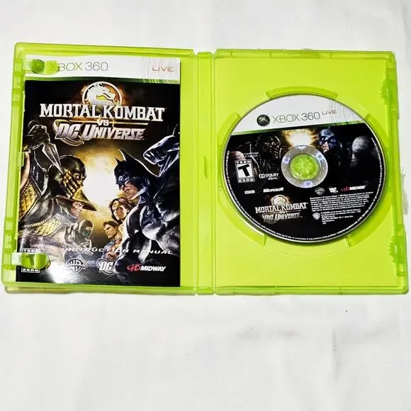 XBOX 360 preloved CIB Mortal Kombat vs DC Universe crossover video game - Picture 3 of 4